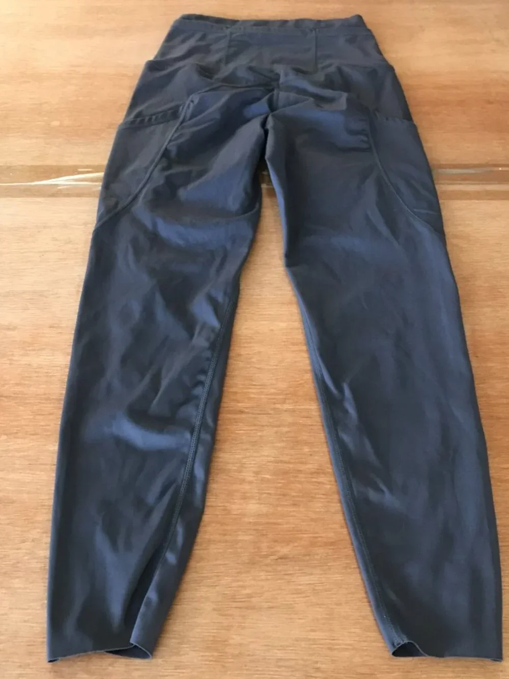 Lululemon Fast and Free Nulux Leggings Women M Gray Reflective Dot Athleisure